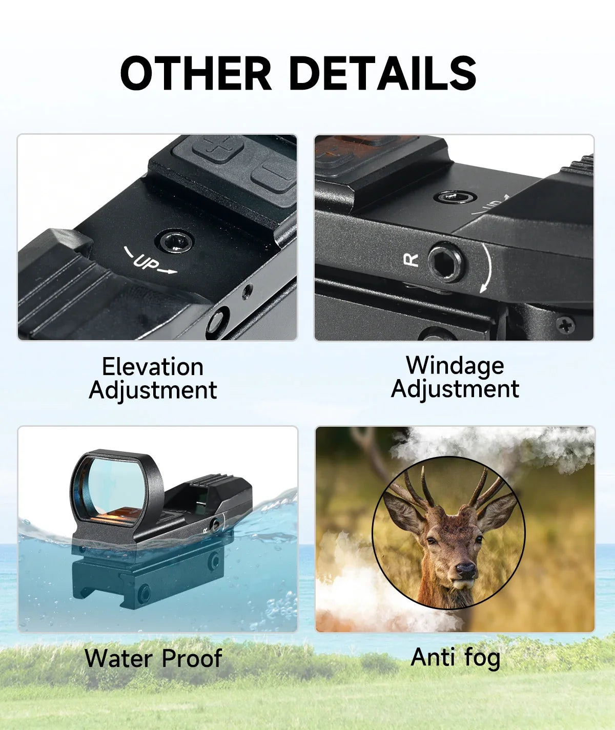 HD101 Tactical Reflex Red Dot Sight