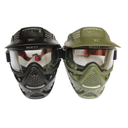 High Strength Paintball Face Mask or Airsoft Mask with Double Lens Goggle  Outdoor Airsoft Mask Tactical Protective Mask