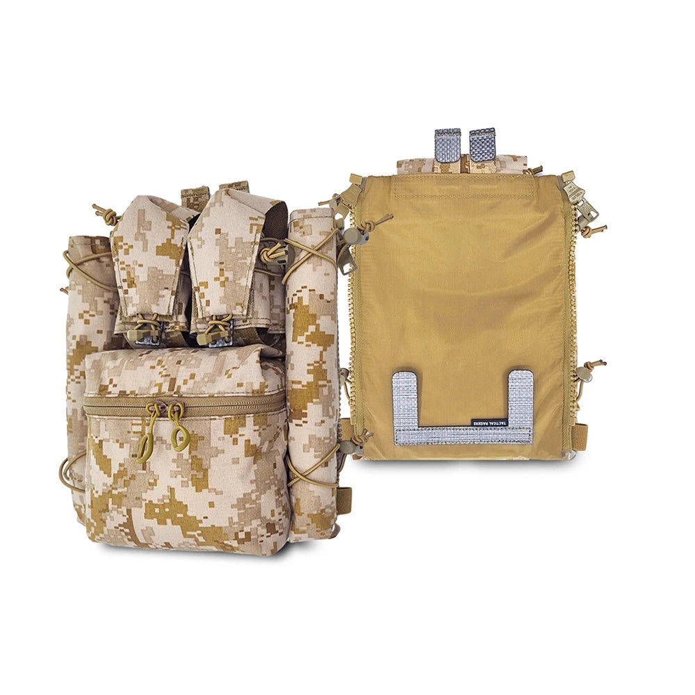 Tactical Back Panel Pack - Twin Backplate System