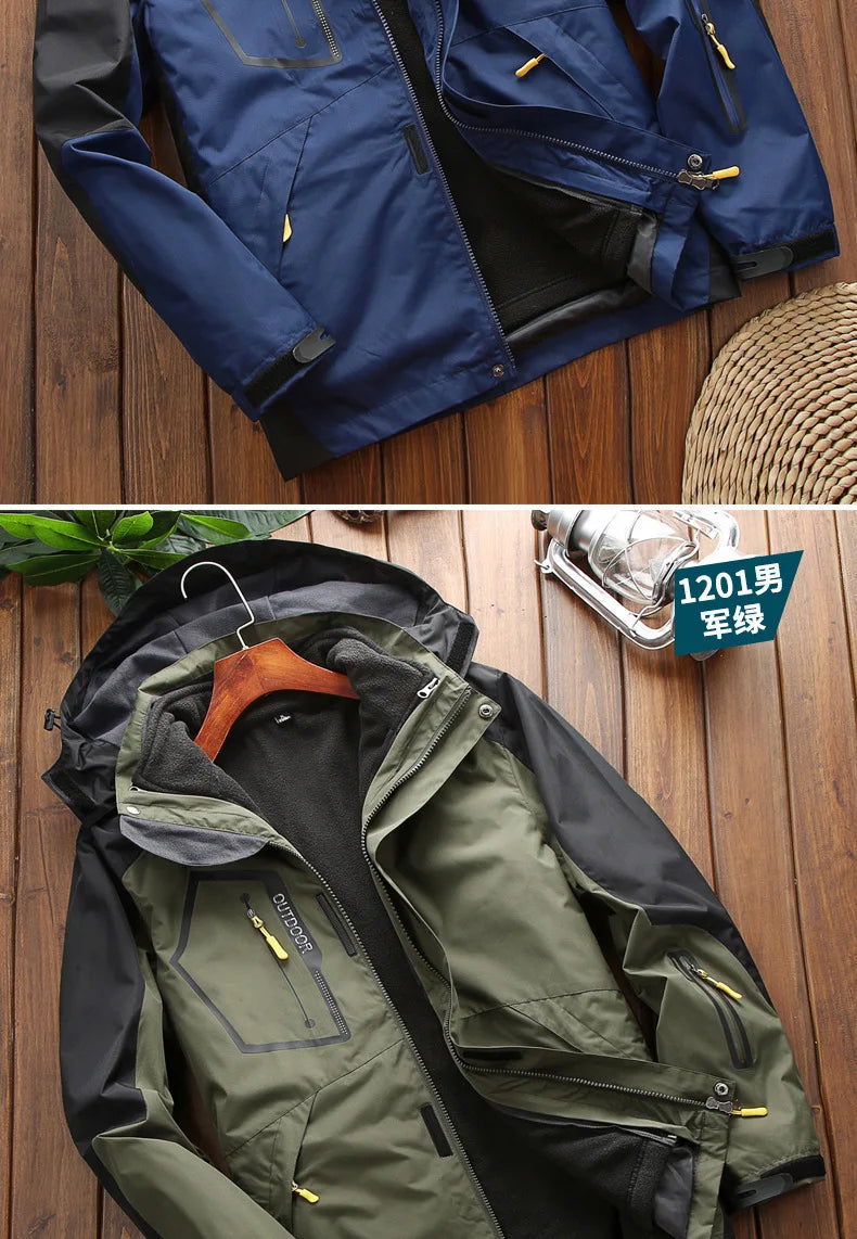 Winter Ski Jacket Men Warm Skiing Snowboard Trekking Jackets Windproof Waterproof Breathable Snow Coats Jacket For Men