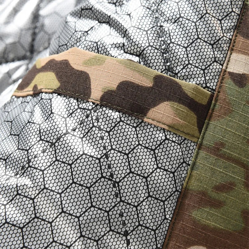 Winter Men's Tactical Camouflage Cotton-Padded Jacket Warm Windproof Military Parka Rip-Resistant Outdoor Combat Coat Hunting
