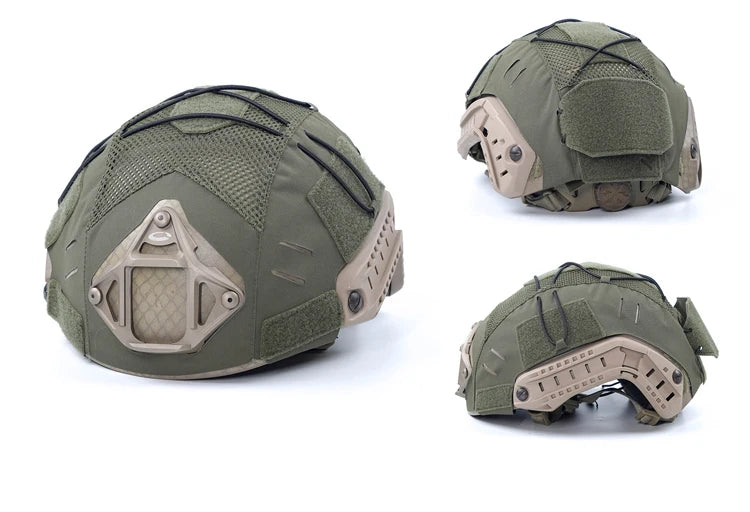 Multicam Helmet Cover Skin Tactical FAST Helmet Cover Gear Airsoft Paintball CS Helmet Protective Cover Accessories