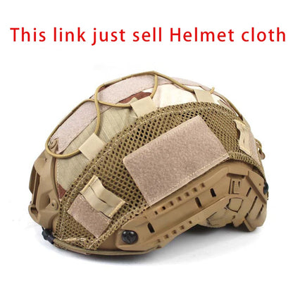 Tactical Helmet Cover 500D for Fast Helmet Multi-Camo Helmet Cover for Airsoft HelmetMilitary Paintball Hunting Shooting Gear