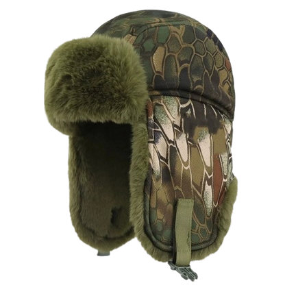Camouflage Fur Hat