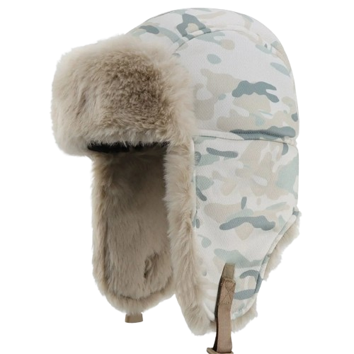 Camouflage Fur Hat