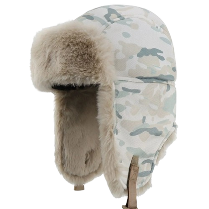 Camouflage Fur Hat