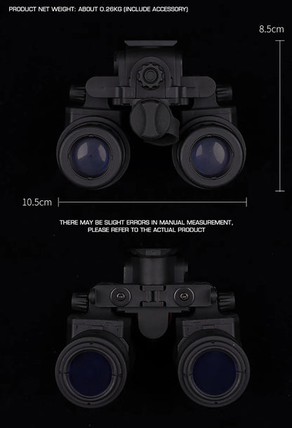 model Tactical Helmet AN/PVS 31 Binocular Night Vision Goggle NVG Dummy Model No Function With Green Light