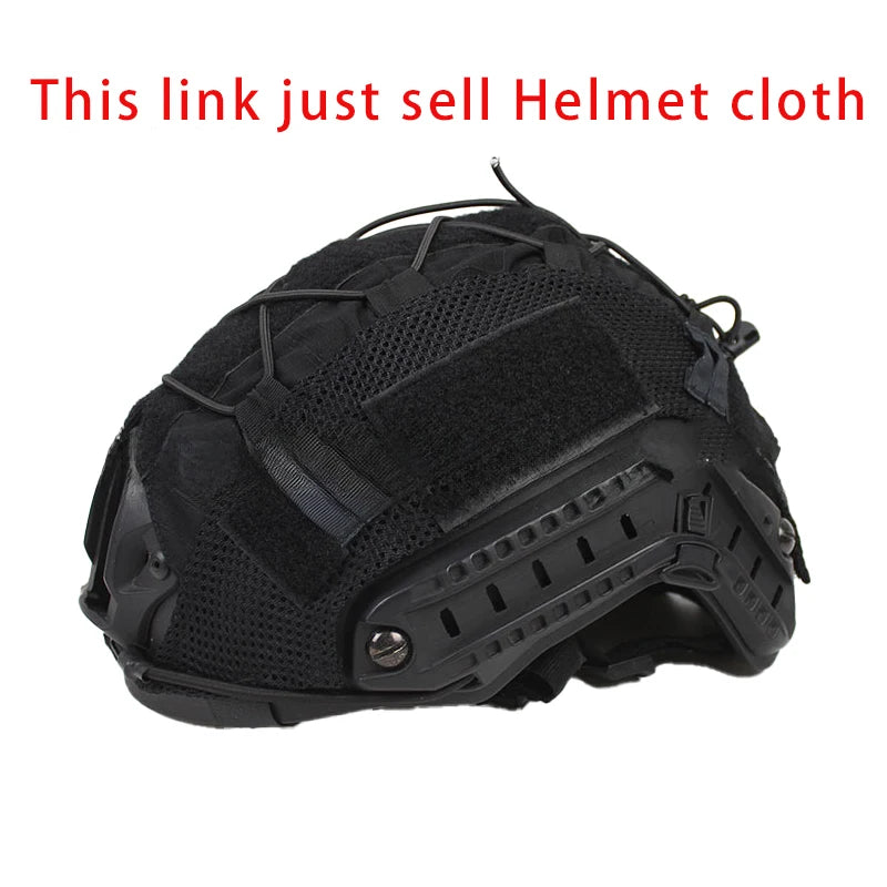 Tactical Helmet Cover 500D for Fast Helmet Multi-Camo Helmet Cover for Airsoft HelmetMilitary Paintball Hunting Shooting Gear