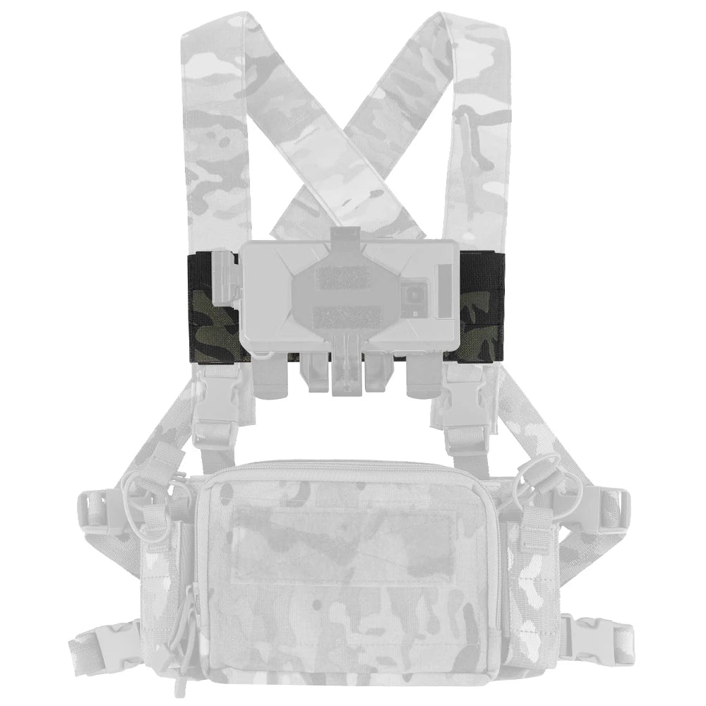 Tactical Chest Rig Harnesses MOLLE Expansion Plate Navigation Pouch Phone Case Mount D3CRM Chest Rig Hunting Vest Accessories