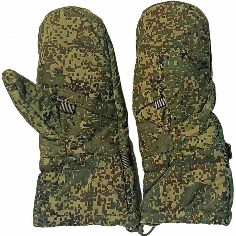 Russian Original VKBO Winter Thick Anti Cold Tactical Gloves Plush Warm Second Generation P Cotton EMR Gloves