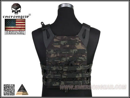 Emersongear JPC Tactical Jumper Carrier Vest Combat Back Support Updated Version EM7344 MC Black