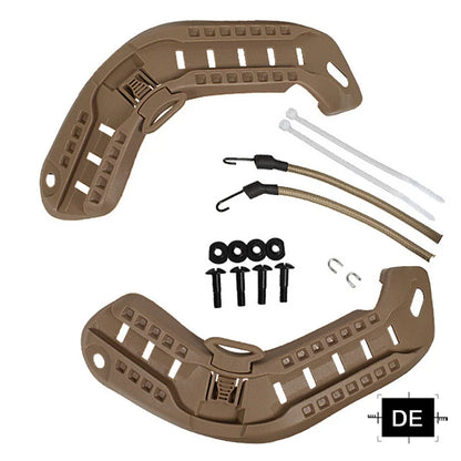 SINAIRSOFT Tactical MICH2000 Helmet Side Guide Rail ABS ARC Helmet Mount Rail Airsoft Mich 2000 Helmet Accessories