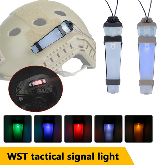 Tactical Helmet Light Blue Green Red IR Strobe Waterproof Outdoor Survival Safety Signal Flash Lamp Helmet Accessories