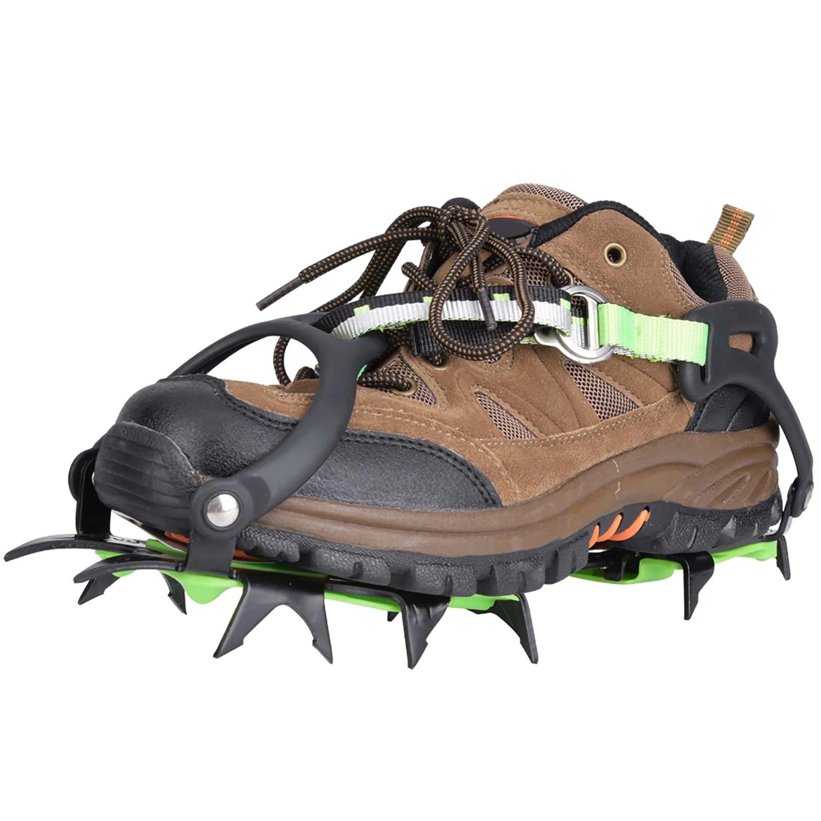 BRS-S1B short teeth outdoor mountaineering snow mountain 14 teeth non-slip shoe covers ice climbing snow claws snow cover ice