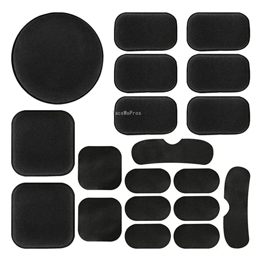 Outdoor Hunting Helmet Sponge Pad Tactical Fast Helmet 19 PCS  Pads Shooting Helmets Comfortable Soft Cushion Pads Set