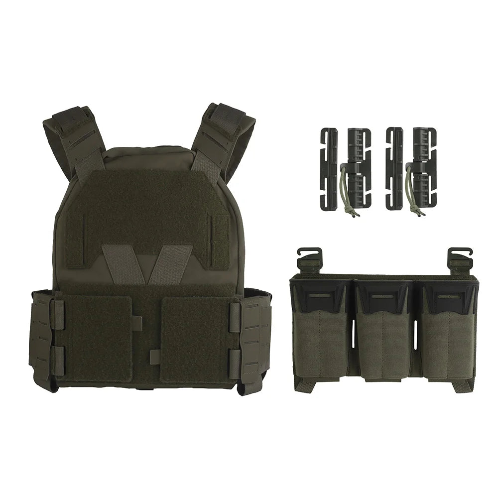 OPHIDIANTAC Multi-caliber three-MAg bag low-visibility vest, 9mm /5.56/7.62 air flexible board carrier Agilit hunting vest