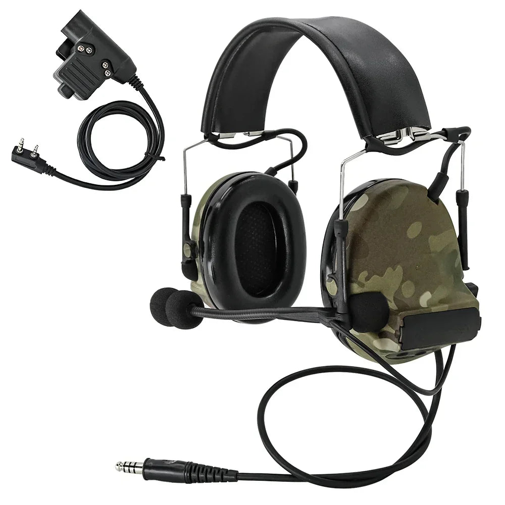 Tactical Headset Comta II Outdoor Sports Hunting Military COMTA 2 Headset Noise Cancelling Hearing Protection Earmuffs