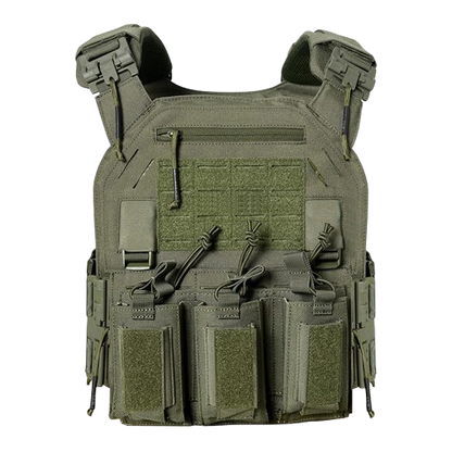 Laser-Cut MOLLE Quick-Release Tactical Plate Carrier
