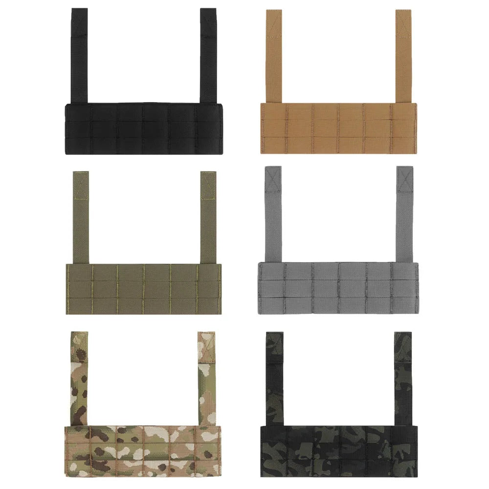 Tactical Chest Rig Harnesses MOLLE Expansion Plate Navigation Pouch Phone Case Mount D3CRM Chest Rig Hunting Vest Accessories