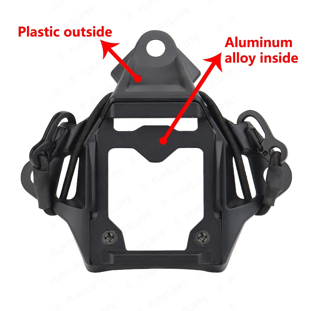 VULPO New Tactical Helmet/Shield Three-hole NVG mounting adapter/aluminum modular shield for the FAST MICH AF Wendy Fast Helmet