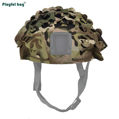 FAST Tactical Helmet Camouflage Cover Outdoor Cosplay CAMO Cloth Hunting Helmet Protective Shelter Laser Cutting NA57