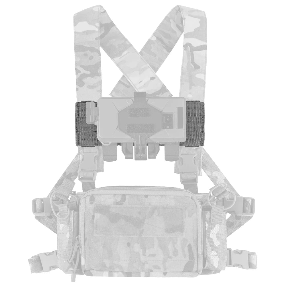 Tactical Chest Rig Harnesses MOLLE Expansion Plate Navigation Pouch Phone Case Mount D3CRM Chest Rig Hunting Vest Accessories