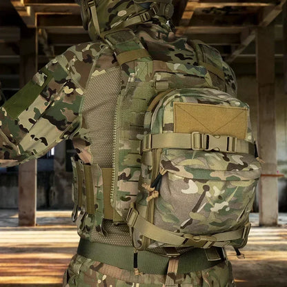 Tactical Vest Backpack - 1000D Nylon MOLLE System