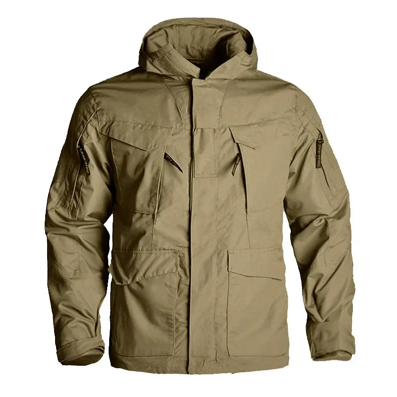 2025 Hunting Tactical Jacket Hooded Waterproof Wear-resistant Camping Jacket  Fleece Clothing Multicam Camouflage Windbreakers