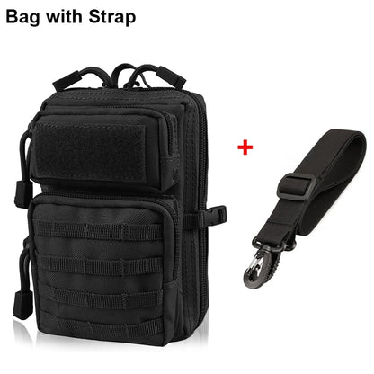 Outdoor Tactical Molle Pouch Holster Men Military Waist EDC Bag Wallet Phone Case Medical Bag Multifunction Camping Hunting Pack