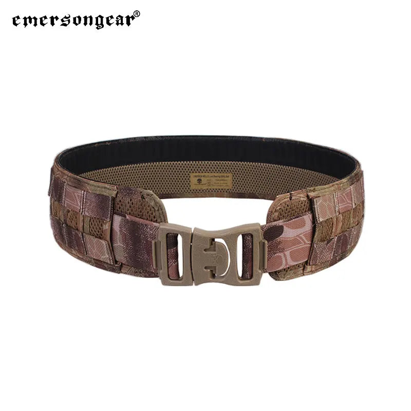 Emersongear Tactical Waistband MOLLE Load Bearing Utility Belts Emerson Combat Padded Patrol Waist Strap Outdoor Training Nylon