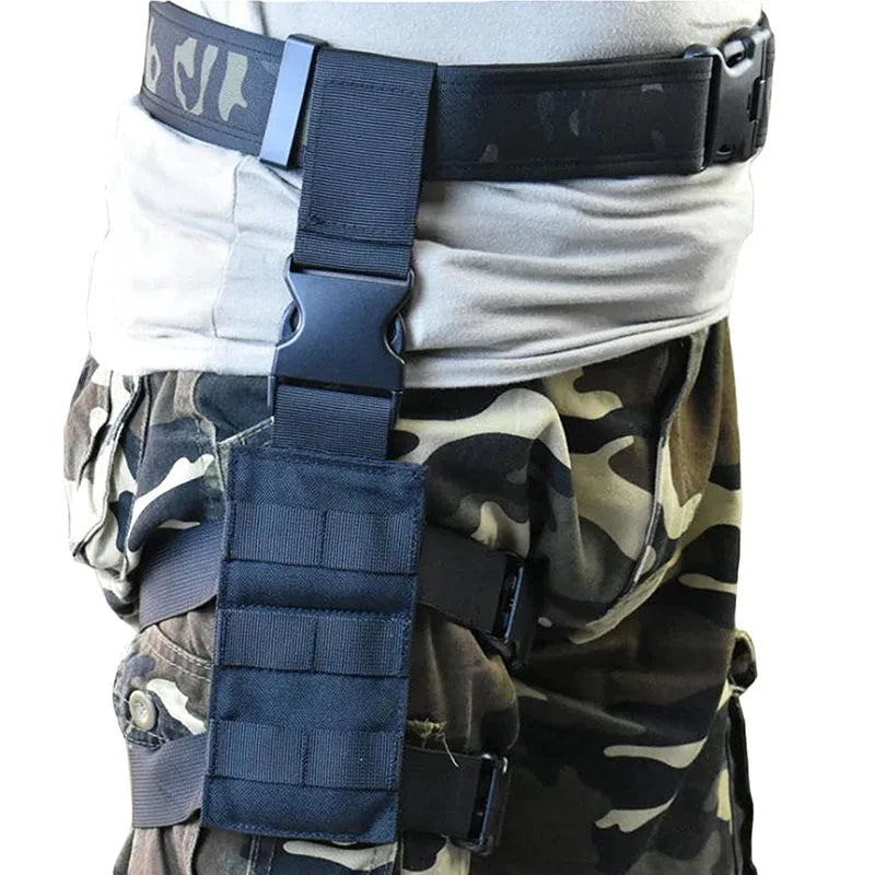 Tactical Thigh Moll Rig EDC Pouch Medical EMT Emergency First Aid Kit Pouch Survival IFAK Pouch Drop Leg Pannel Platform