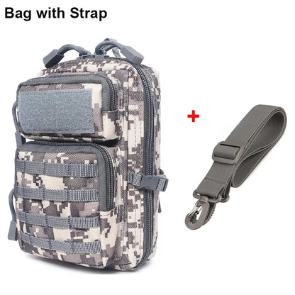 Outdoor Tactical Molle Pouch Holster Men Military Waist EDC Bag Wallet Phone Case Medical Bag Multifunction Camping Hunting Pack