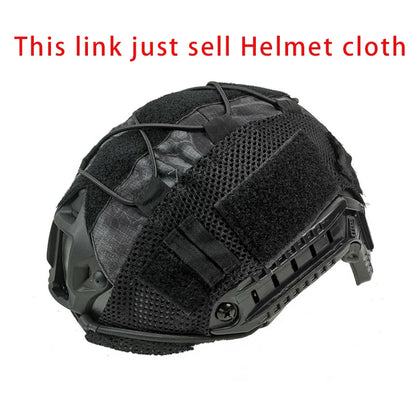 Tactical Helmet Cover 500D for Fast Helmet Multi-Camo Helmet Cover for Airsoft HelmetMilitary Paintball Hunting Shooting Gear