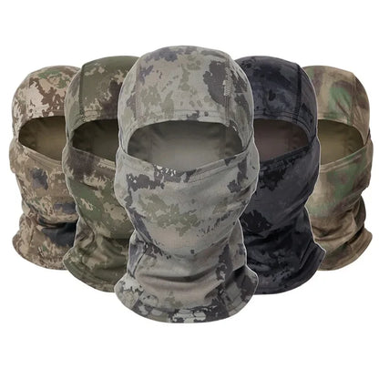 Tactical Camouflage Balaclava Hat Full Face Mask Skiing Cp Cycling Hunting Head Neck Cover Helmet Liner Cap Military Men Scarf