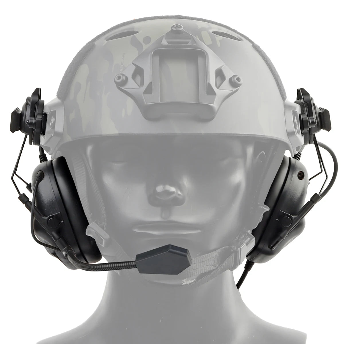 Tactical Headset Non-picking Noise-Cancelling Headset For Helmet Headset Baofeng Radio PTT Adapter Mobile Earphone