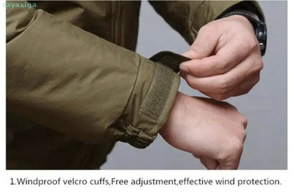 Level 7 Winter Jacket Military Tactical Down Jackets For Men Winter Warm Waterproof Windbreakers Hunting Hiking Parkas Coat Army