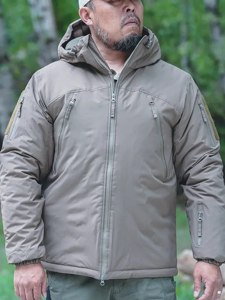 Level 7 Winter Jacket Military Tactical Down Jackets For Men Winter Warm Waterproof Windbreakers Hunting Hiking Parkas Coat Army