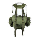 Tactical Outdoor Chest Rig Military Training Vest for Wargame Breathable Chest Harness Modular Durable for Military Enthusiasts