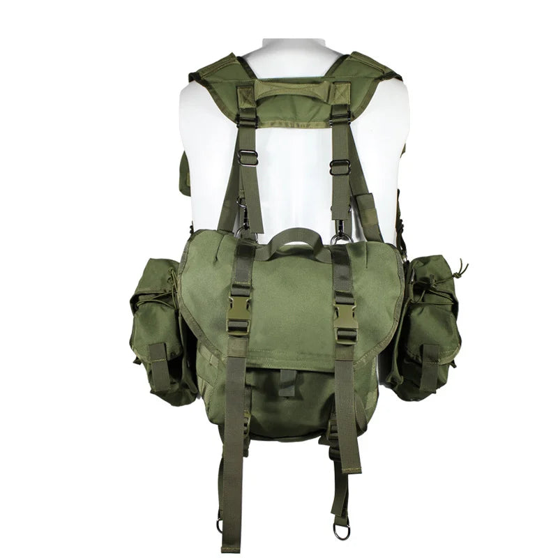 Tactical Outdoor Chest Rig Military Training Vest for Wargame Breathable Chest Harness Modular Durable for Military Enthusiasts