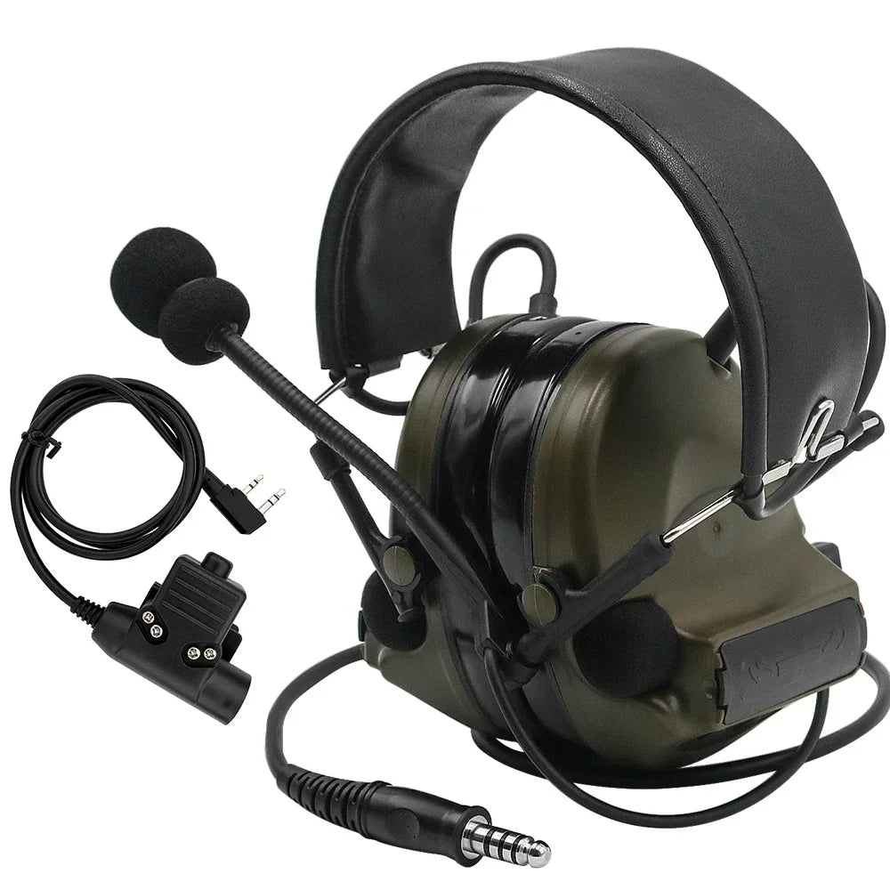 Tactical Headset Comta II Outdoor Sports Hunting Military COMTA 2 Headset Noise Cancelling Hearing Protection Earmuffs