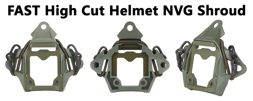 VULPO New Tactical Helmet/Shield Three-hole NVG mounting adapter/aluminum modular shield for the FAST MICH AF Wendy Fast Helmet