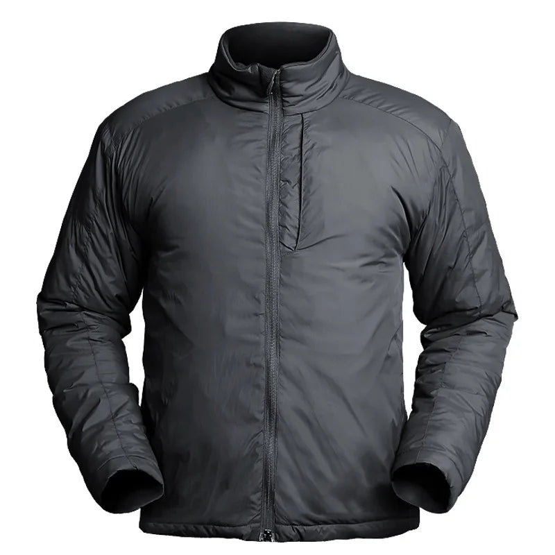 Winter Outdoor Jackets Men Clothing Parkas Tactics Causal Jacket Heat Reflective Warm Windproof Hiking Coat Windbreaker