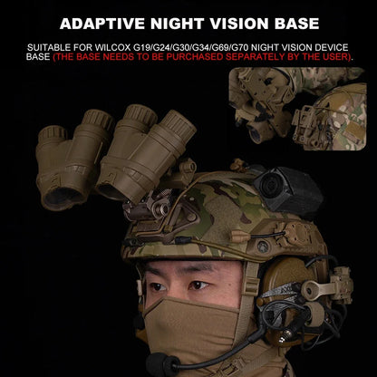 GPNVG 18 Night Vision Goggle With Battery Box Tactical Airsoft Helmet Mount Night Vision DUMMY Model Decorative Helmet Accessory