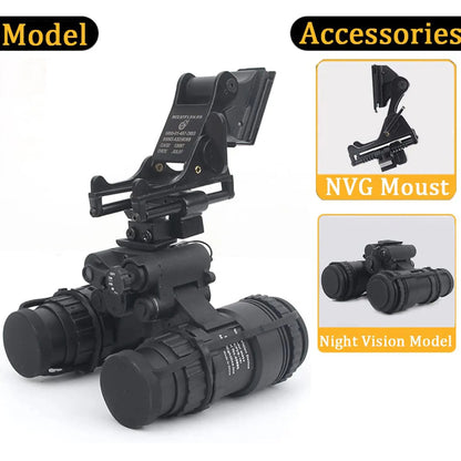 Night Vision Goggles NVG Mount Set Flip Up Mount Kit For Psv-14 Psv-18 Full Metal Tactical Helmet Attachment Helmet Accessories