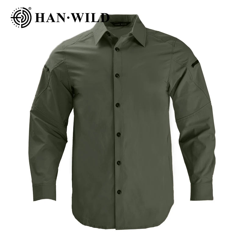 Tactical Shirts Windbreaker Hiking Combat Uniform Trainning Suits Work Set Camping Outdoor Clothes Hunting Suit Men Shirt