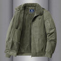 Autumn and Winter Moto Riding Jacket  Velvet Cotton Coat Thickened and Warm Loose Lapel Pure Cotton Work Jacket Casual Sherpa