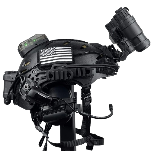 Operator Tactical Black Helmet Set/ Airsoft Edition