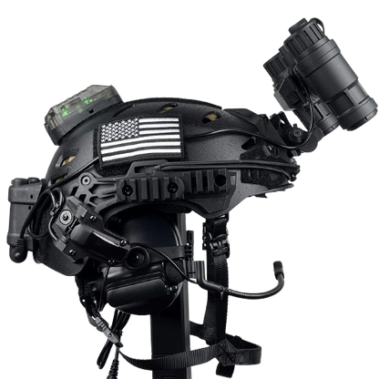 Operator Tactical Black Helmet Set/ Airsoft Edition