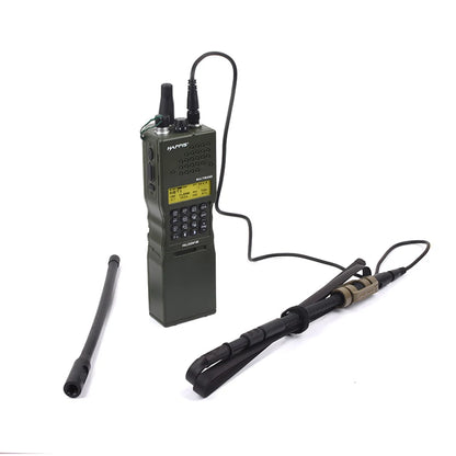 WADSN Tactical AN/PRC-152 Dummy Radio Case Hunting Wargame Outdoor Prc 152 VRC-110 Talkie Walkie Model with Raido Pouch Bag