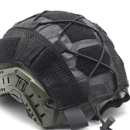 Outdoors Tactical Helmet Cloth Helmet Cover Elastic Helmet PJ Helmet Cover Cloth Cover MH Helmet BJ Helmet Camouflage Tacti R0G9